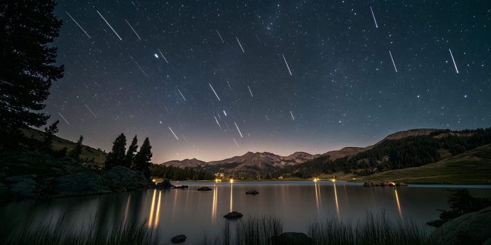 hujan meteor, jenis hujan meteor, waktu terjadinya hujan meteor